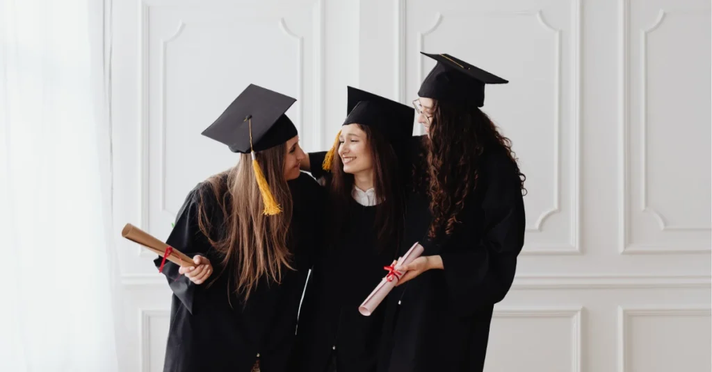 Black White Simple Graduation Party Invitation 1024x536