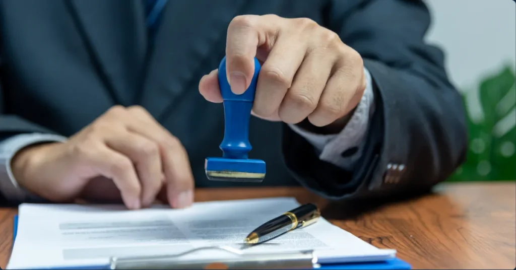 Dark Blue And White Modern Smart Solutions For Visa Application Flyer 1024x536